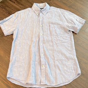 Cortefiel Tailored Fit Men’s Shirt Light Blue Size 40